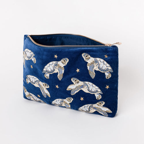 Alphabet Blue Everyday Pouch