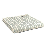 Sycamore Organic Cotton Throw ~ Duck Egg Blue