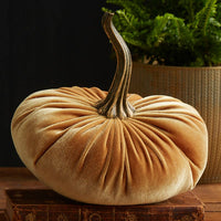 Large velvet pumpkin Gold