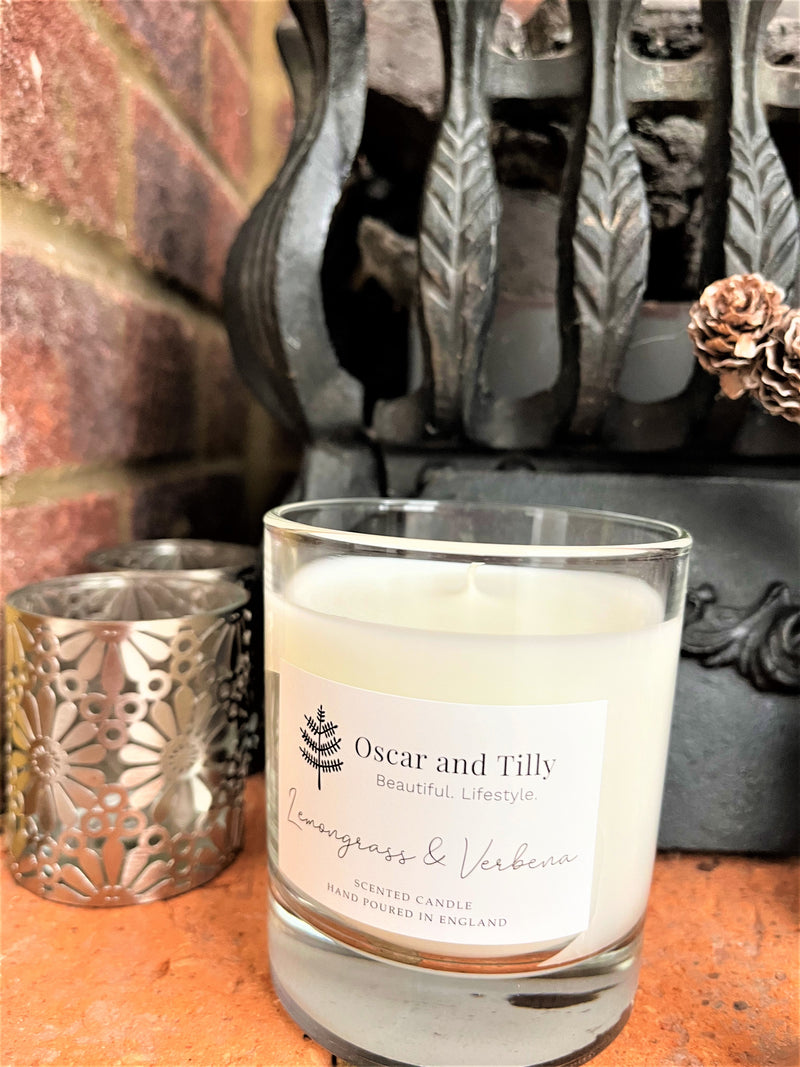 Lemongrass & Verbena Luxury Scented Candle