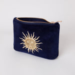 Sun Goddess Mini Pouch – Navy