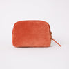 Sun Goddess Rust Velvet Cosmetics Bag