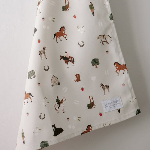 Horse Design Tea Towel