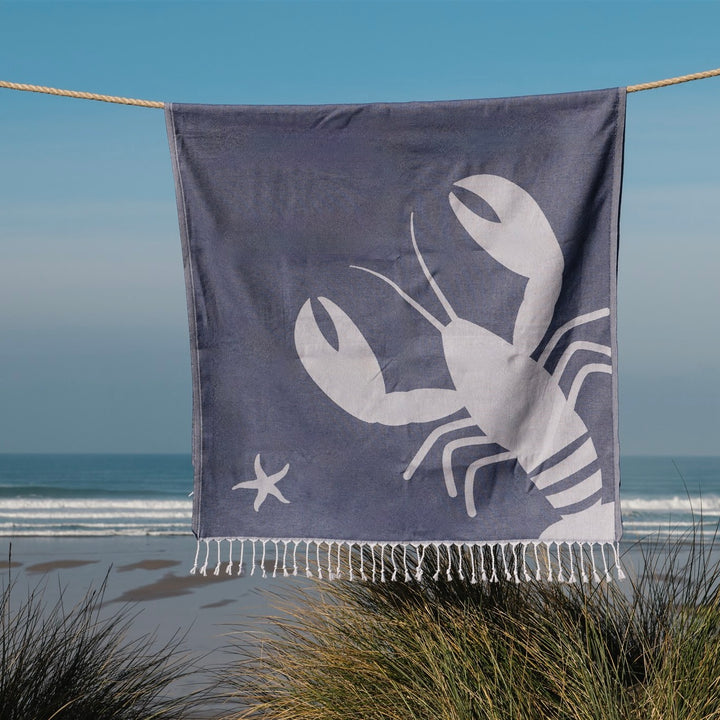 Lobster Beach Sheet (Hammam Towel)