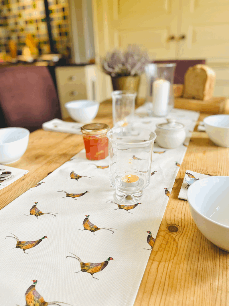 Pheasant Design Table Runner